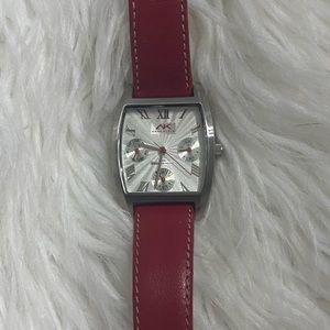 Red Anne Klein watch
